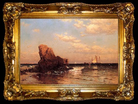 framed  Alfred Thompson Bricher By the Shore, ta009-2